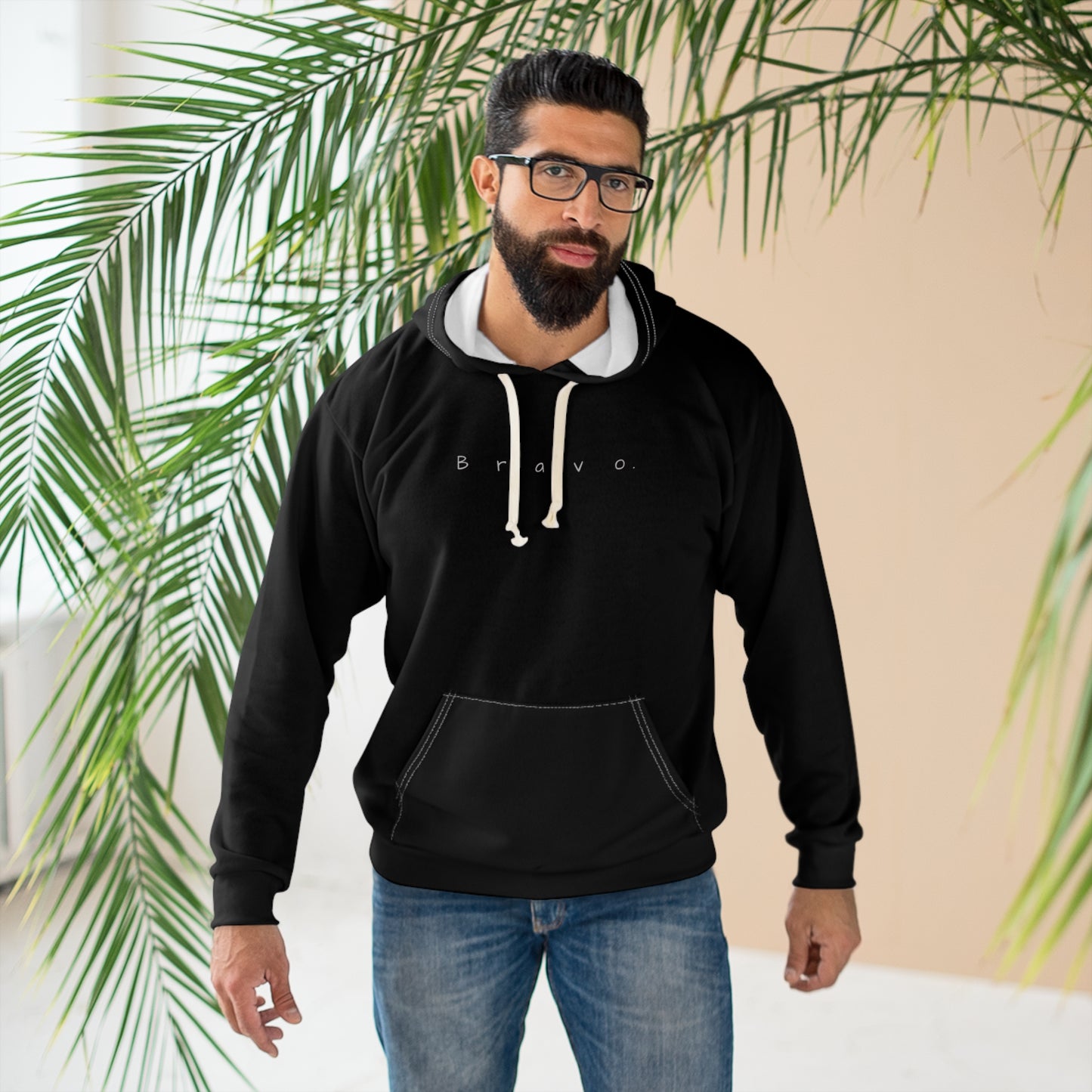HOODIE BLACK MOUNTAIN