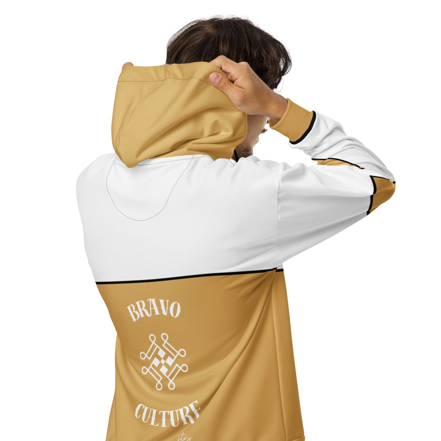 ZIP HOODIE BRAVO CULTURE BEIGE