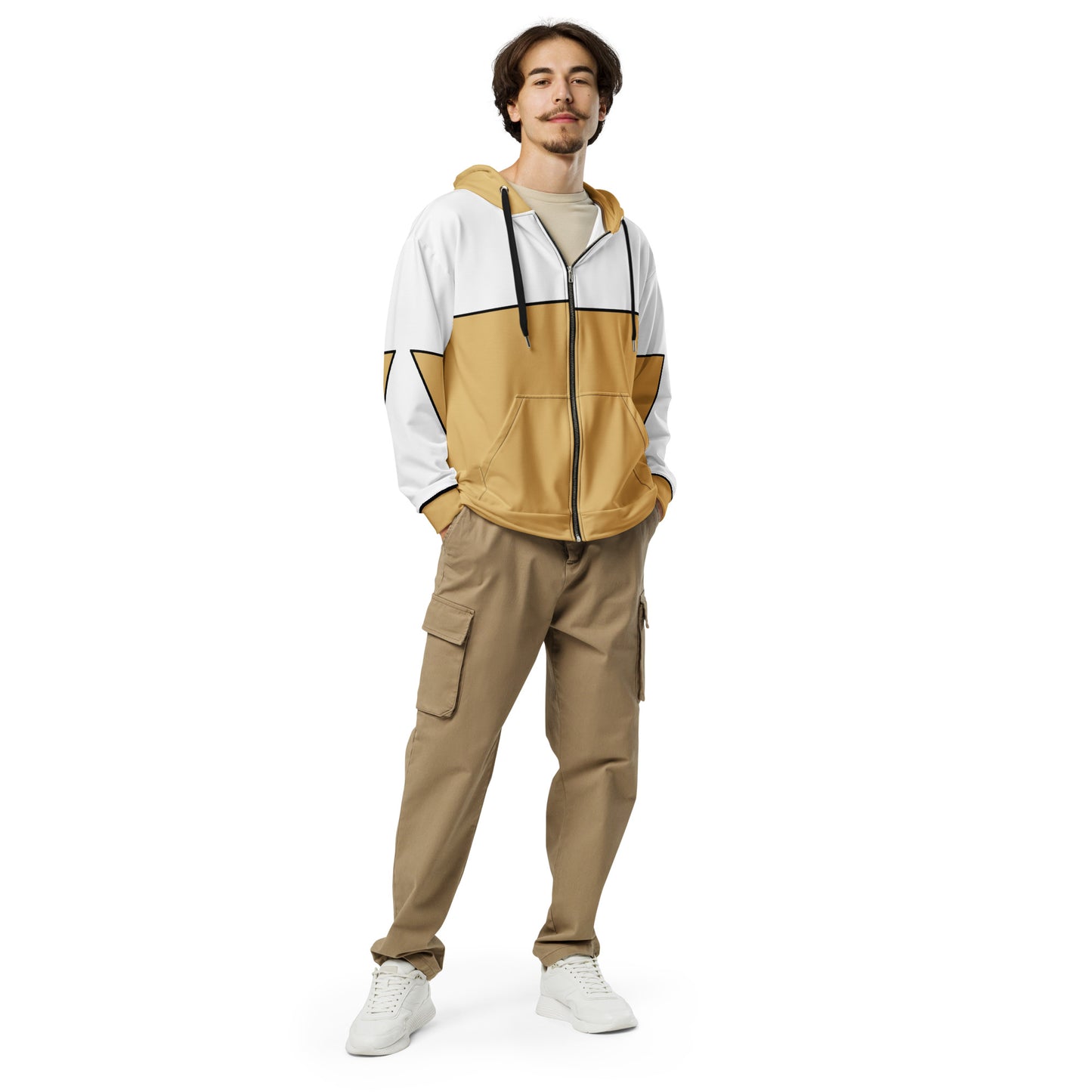 ZIP HOODIE BRAVO CULTURE BEIGE