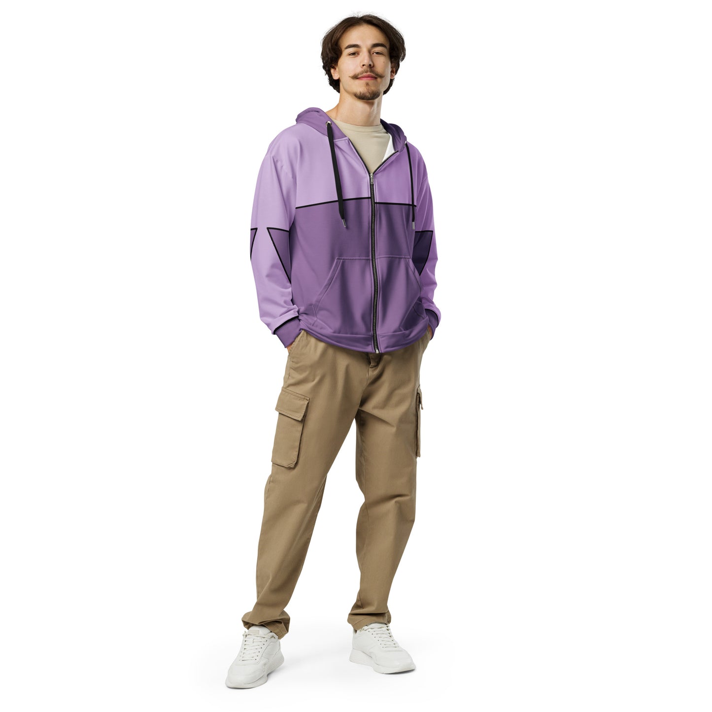 ZIP HOODIE BRAVO CULTURE LILA