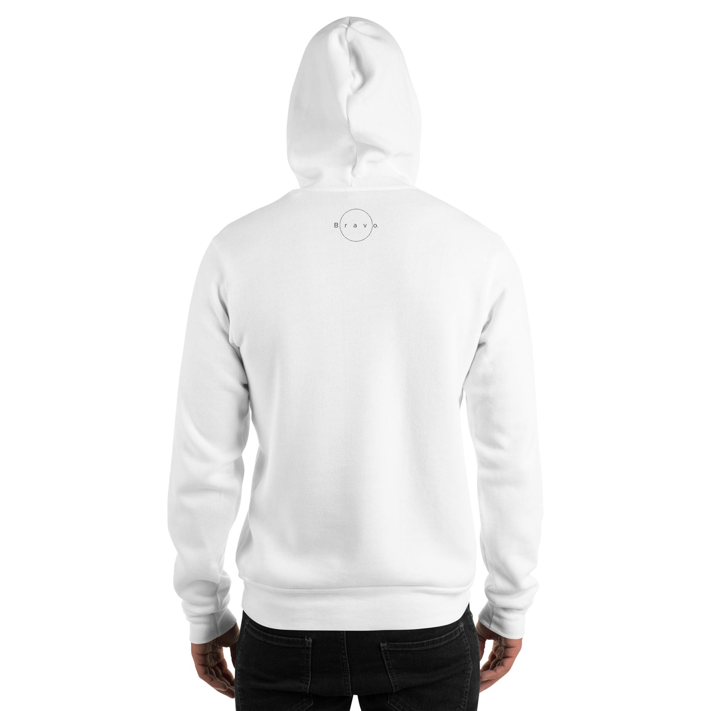 Sudadera con capucha parte de atrás